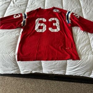 PATRIOTS!!!!!!!! Red Jersey with Number 63